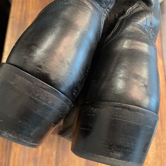 Men's LUCCHESE M1020R4 LUCCHESE LONE STAR CALFSKIN BLACK 8.5D - Picture 12 of 16